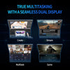 Topton 16 Inch IPS + 14'' Touch Dual Screen Gaming Laptop I7 9750H Max 64GB 4TB Slim Gamer Notebook Office Design Computer PC