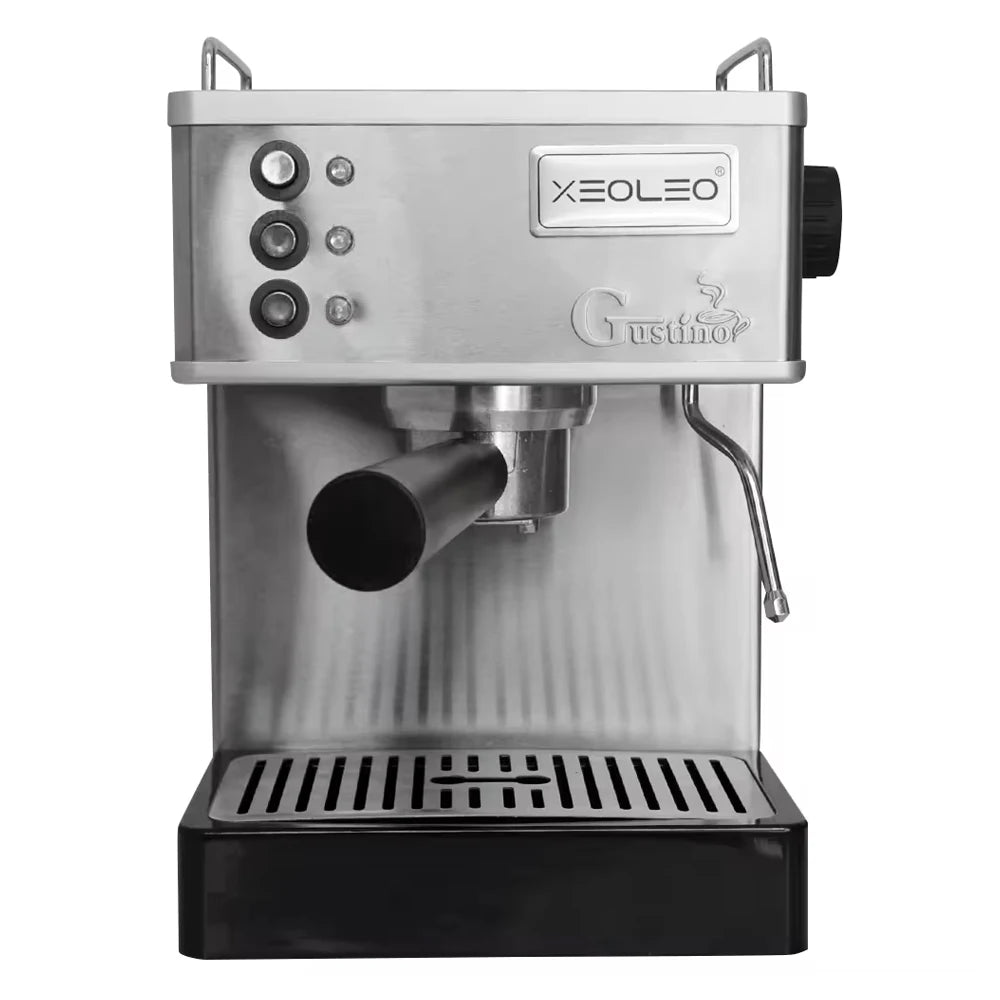 Xeoleo Coffee Maker 19Bar Espresso Machine 1050W Espresso Coffee Machine Household Stainless Steel ULKA Pump Espresso Maker 2.2L