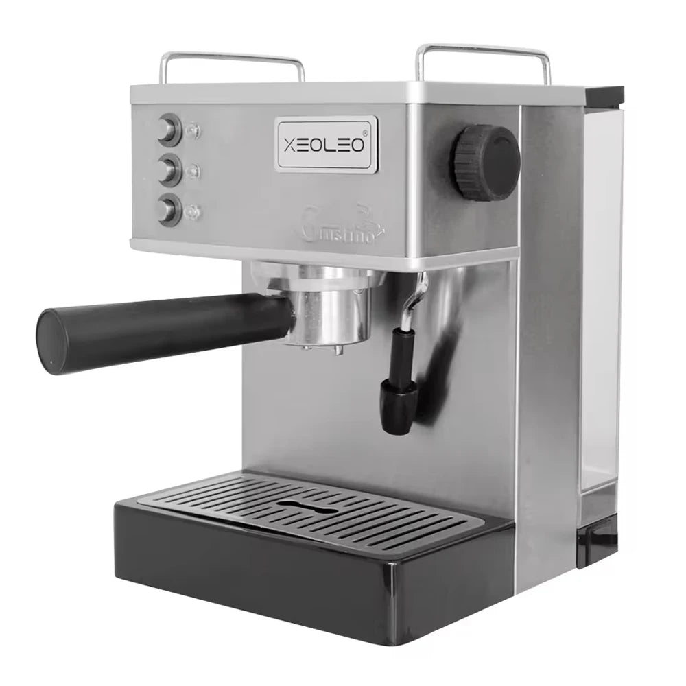 Xeoleo Coffee Maker 19Bar Espresso Machine 1050W Espresso Coffee Machine Household Stainless Steel ULKA Pump Espresso Maker 2.2L