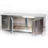 Commercial Four Door Vertical Freezer Stainless Steel Air Cooling Energy Efficient Double-Temperature