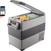 58 Qt Dual Zone Portable Freezer 12 Volt Car Refrigerator with Cooler Compressor 110-240V DC for 24-Hour Use