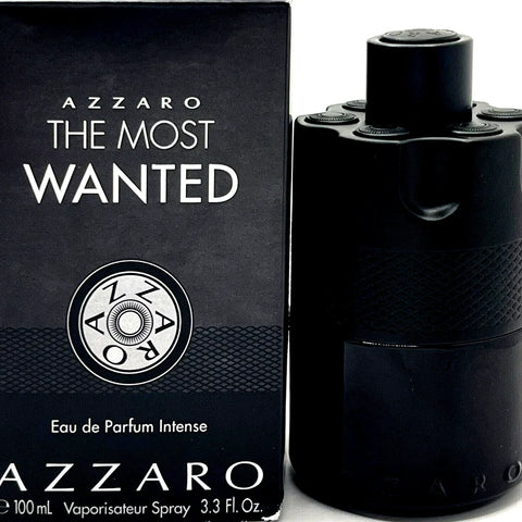 AZZARO THE MOST WANTED INTENSE EAU DE PARFUM SPRAY FOR MEN 3.38 Oz / 100 ml NEW!